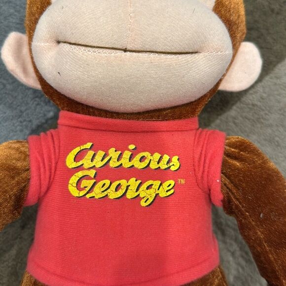 Curious George Toy - Brown and Red - Picture 2 of 5